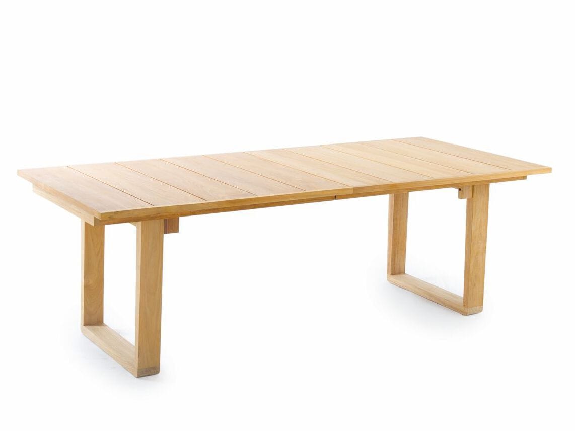 Выдвижной прямоугольный стол из тикового дерева Unopiù Cosette ARCH-00043381