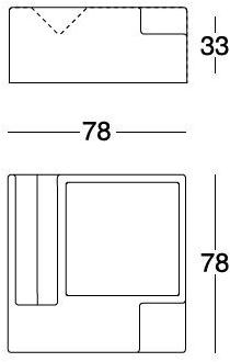 Longhi Садовый столик квадратный с подносом Bellagio – in&out collection Y 706 - Вид №5