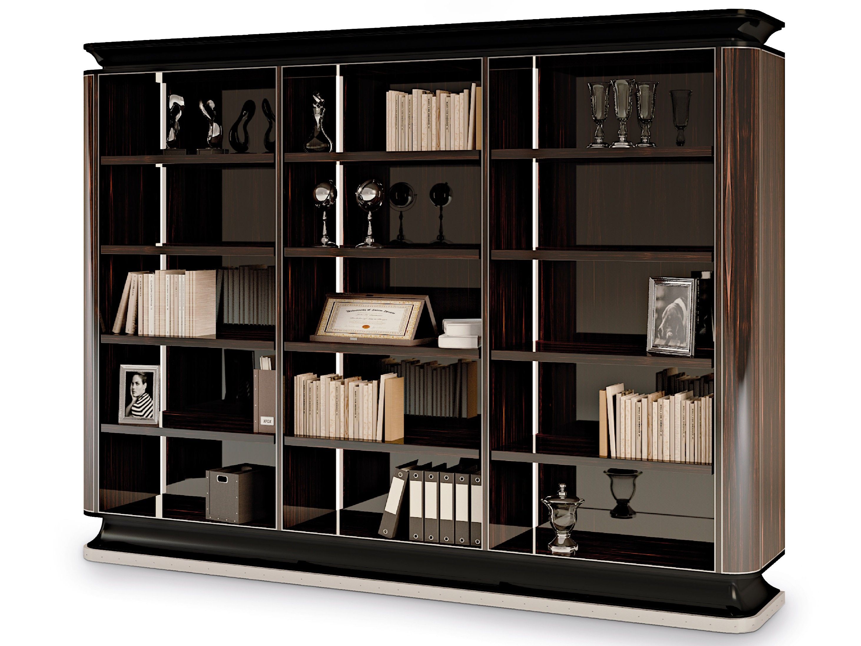 Книжный шкаф из черного дерева Bellotti Ezio The Majestic ARCH-00023251