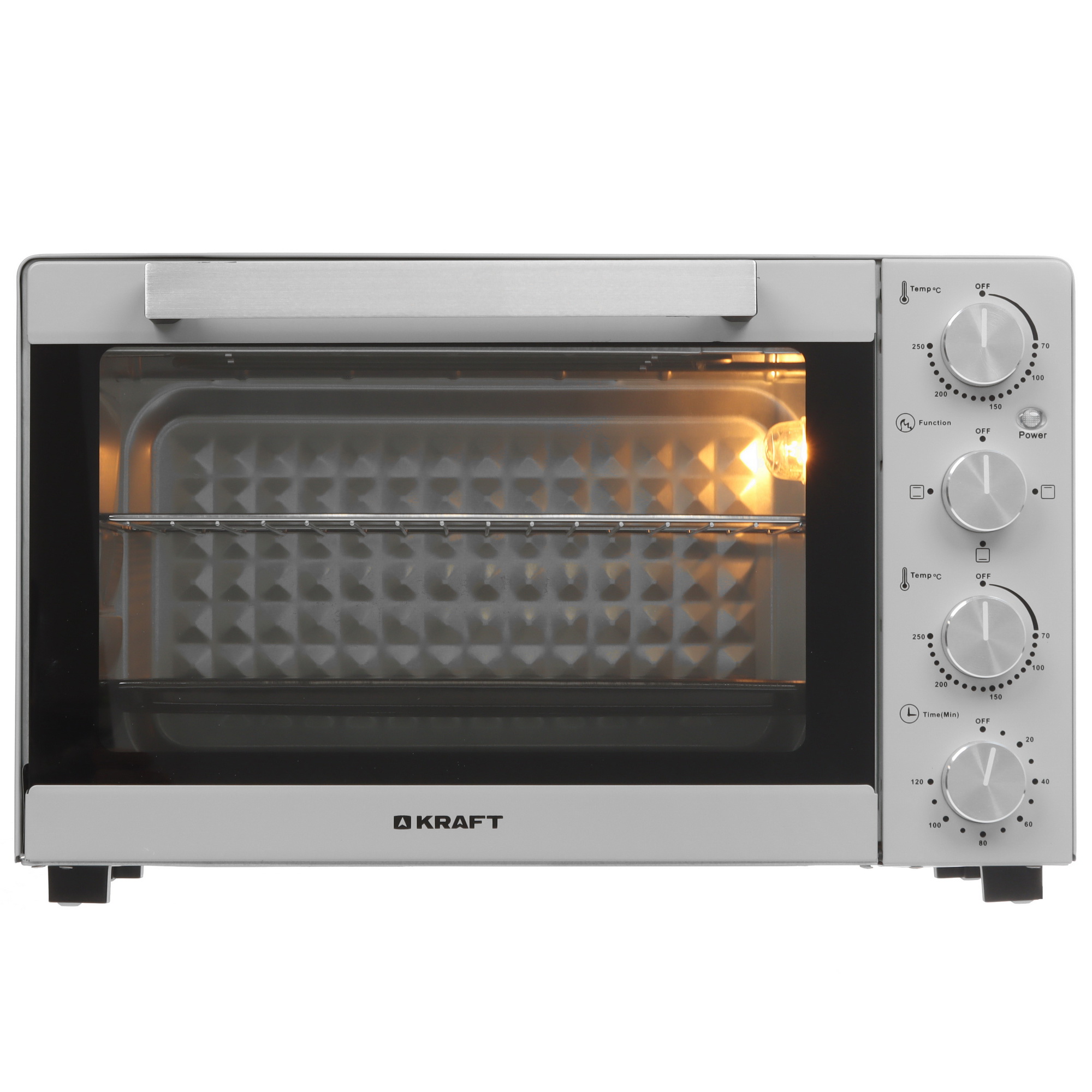 9080976 Мини-печь Kraft KFC-MO 450 HGR серый STDN-0135050