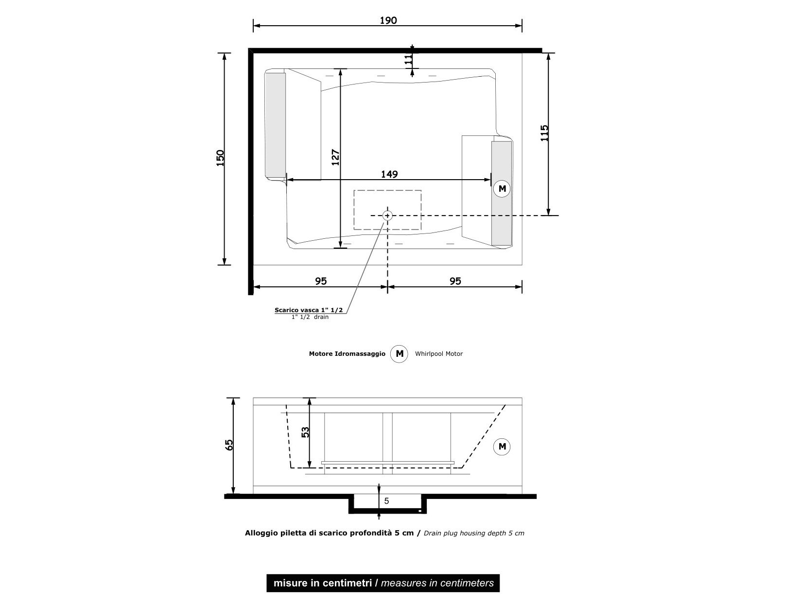 2-местная гидромассажная ванна Gruppo Treesse мебель для ванной комнаты - стандартные ванны ARCH-00080562 - Вид №4