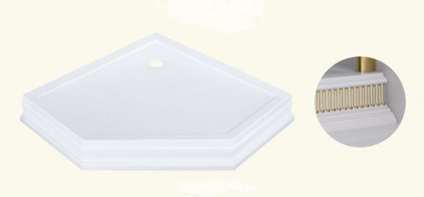 Поддон душевой MIGLIORE Diadema 24588, белый/золото sun-id-685831 - Вид №2