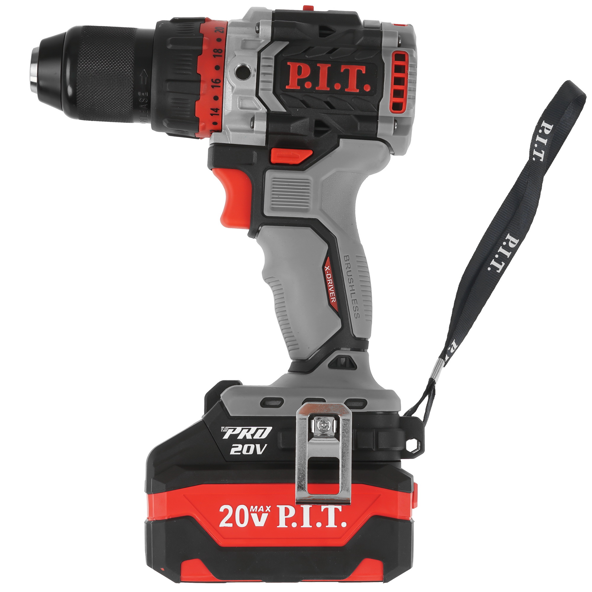 Дрель-шуруповерт PIT PSB20H-13D/3 X-DRIVER OnePower 20V 9086506 STDN-0088334