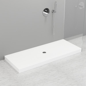 705009 Душевой поддон из акрила h9 с антислипом белый в комплекте с сифоном., цвет Белая глазурь Kerasan DOCCIA Италия