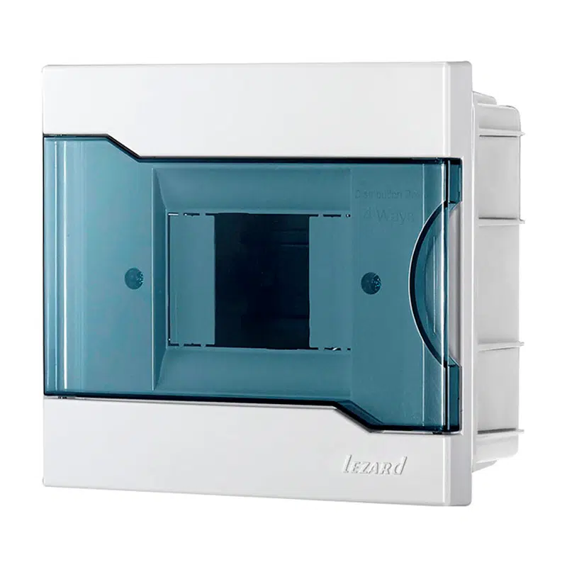 NEW Бокс с прозрачной крышкой ЩРВ-П-4 для внутренней установки 4-х модульных устройств LEZARD 730-1000-004 NEW