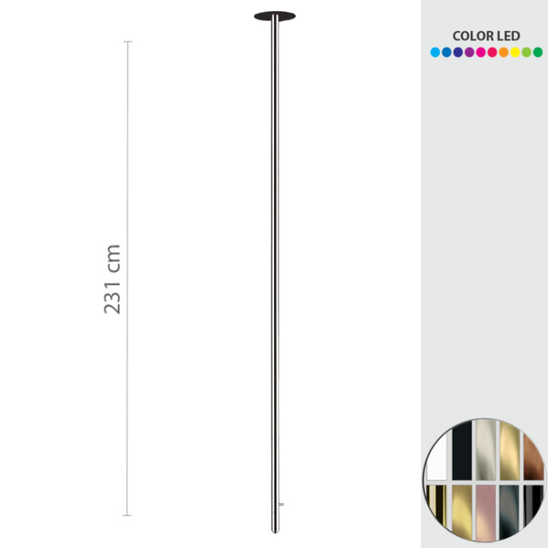 SL20703XLC Смеситель для раковины DANIEL RUBINETTERIE Colonne a soffitto - Вид №5