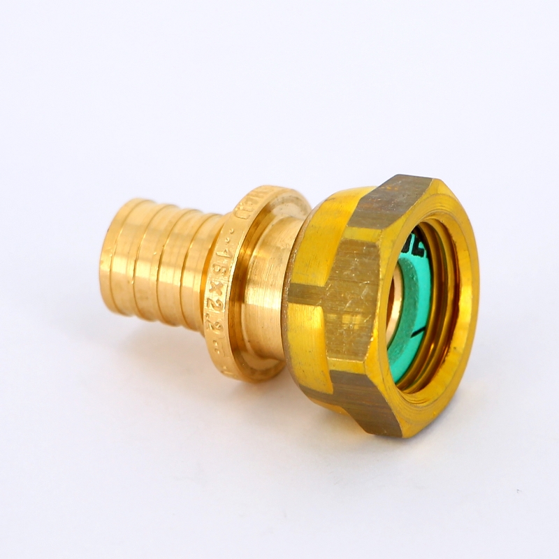 Муфта надвижная В с накидной гайкой бронзовая REHAU 16х3/4" 366076 - Вид №2