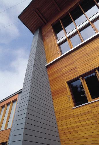 VMZINC Вентилируемый фасад из титан-цинка с ламелями sun-id-1390022 - Вид №7