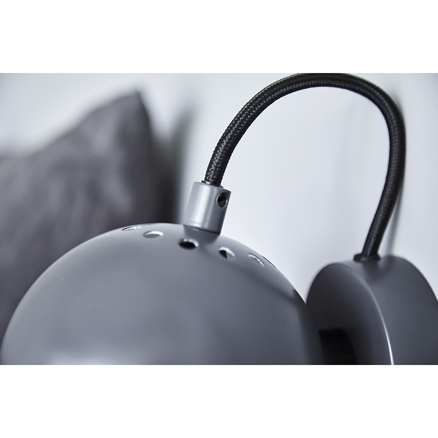 475066011 Лампа настенная ball, D12 см, белая матовая Frandsen  - Вид №3