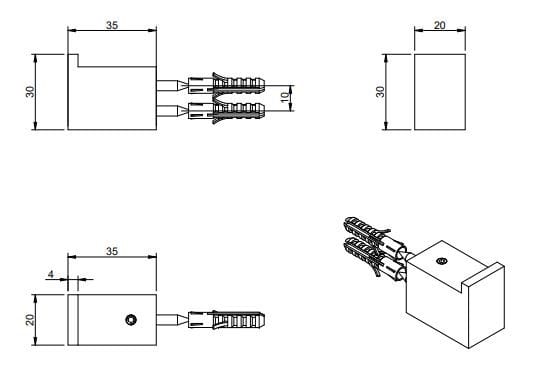 Латунный халат Rubinetterie Treemme Tag ARCH-00056082 - Вид №2