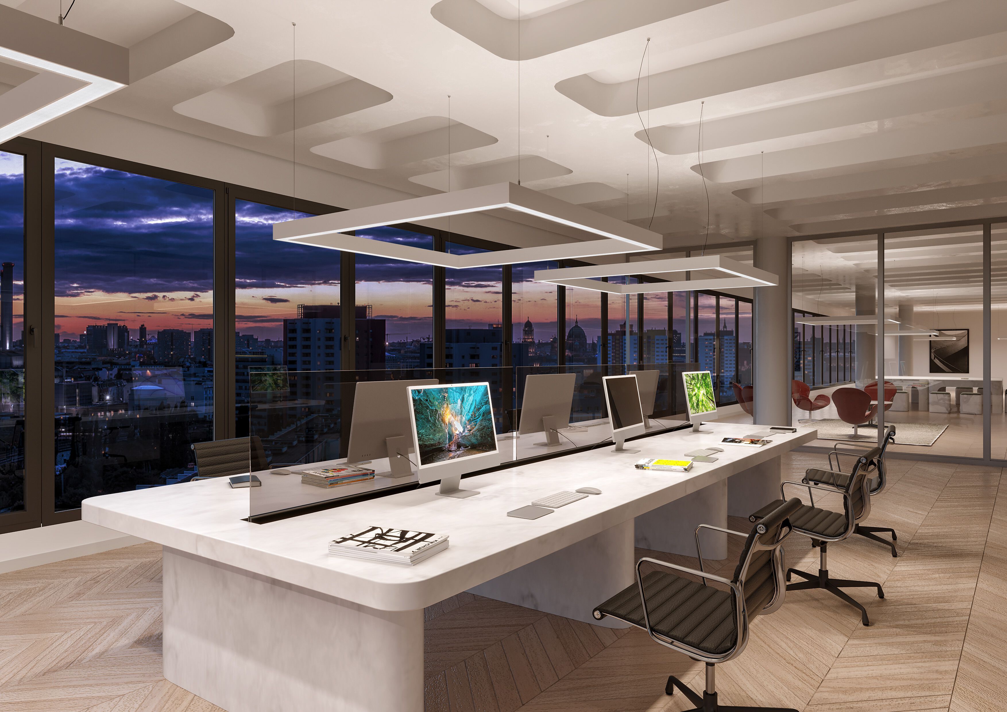 Алюминиевый светодиодный подвесной светильник TARGETTI Logico Easy ARCH-00078346 - Вид №3