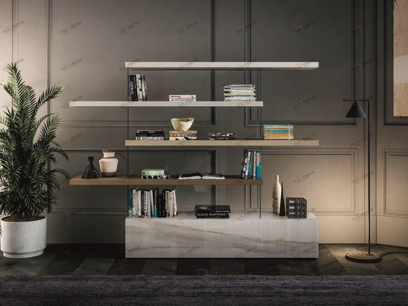 Lago Книжный шкаф с контейнерами Air sun-id-1459634