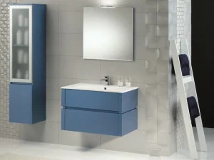 Mobiltesino Тумба под умывальник со шкафом с ящиками Qubo