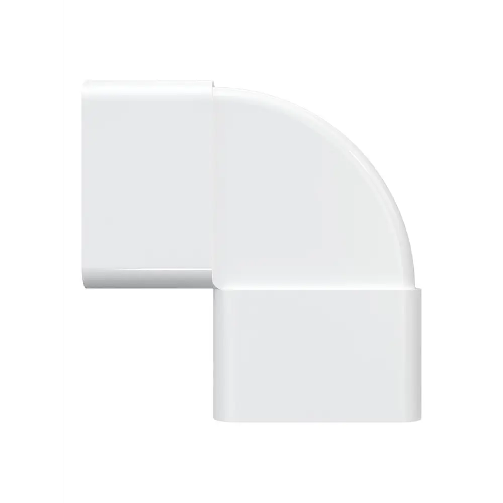 Колено вертикальное Fonet 60x204 мм 90 градусов пластик STLM-2035668 - Вид №2