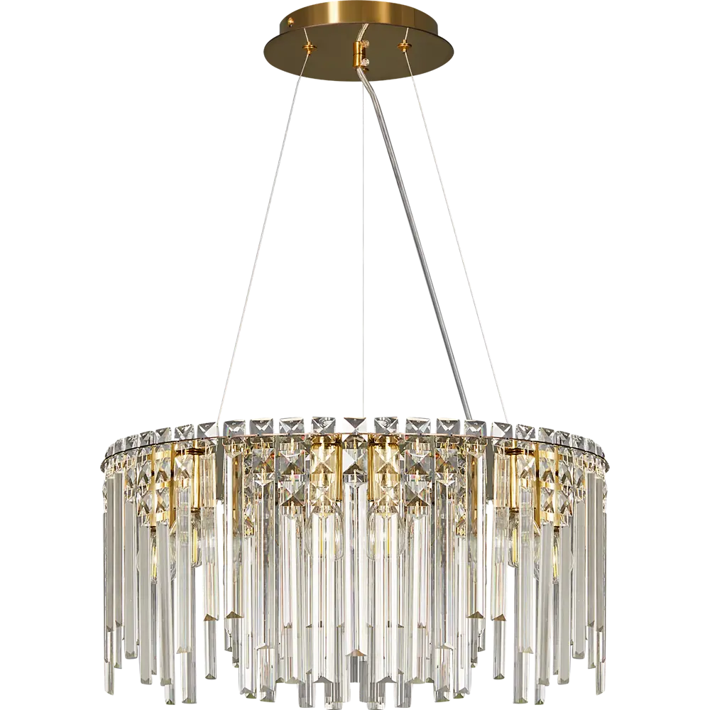 Люстра DE CITY Арман 8 - золотистая хрустальная для гостиной 89379453 STLM-1566264 - Вид №2