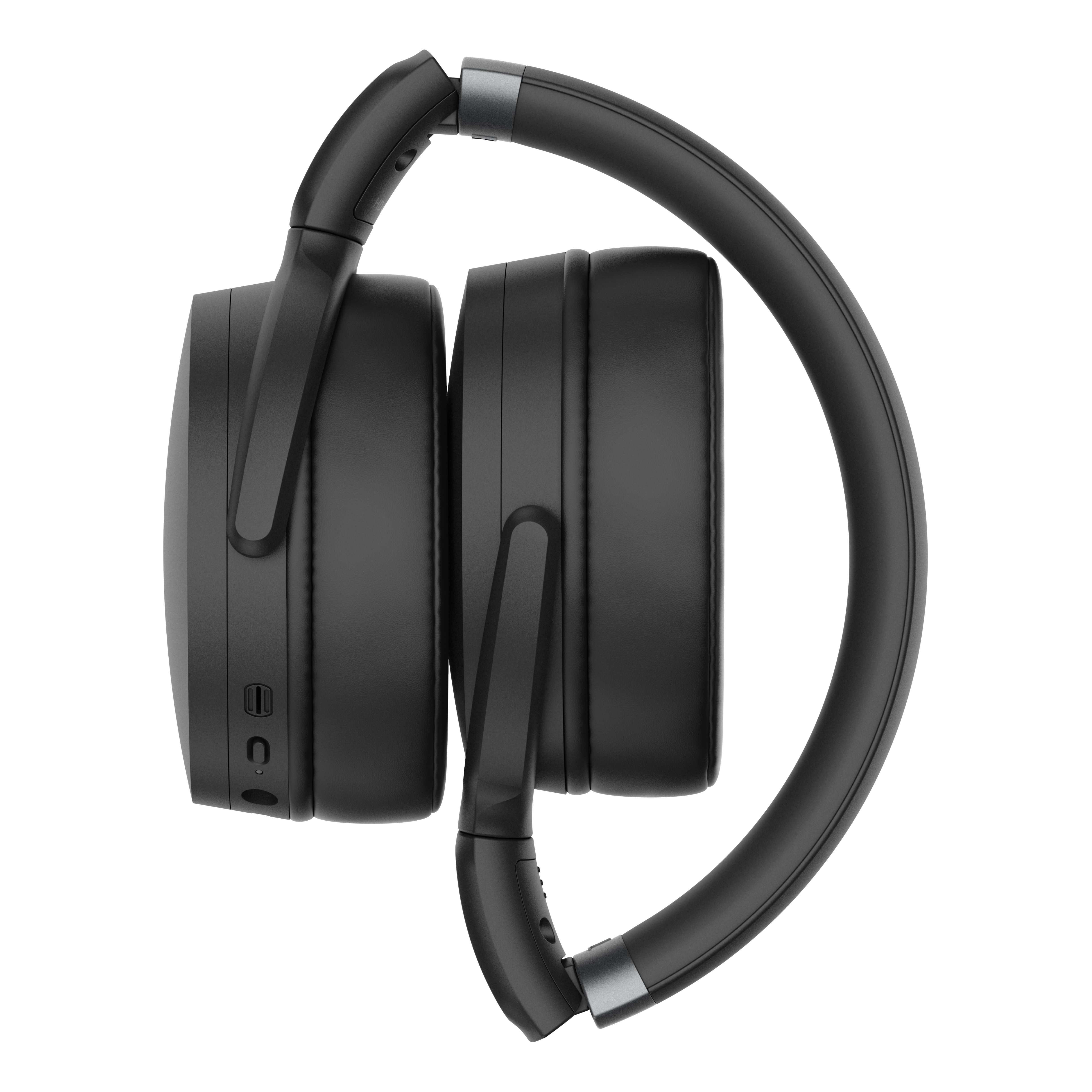 HD 450BT BLACK Наушники беспроводные / bluetooth 5.0, накладные складные закрытые, активное шумоподавление, 18-22000гц, 108дб, микрофон, до 30 часов работы, аудиокедеки: sbc, aac, aptx™, aptx™ low latency, 508386 Sennheiser Santreyd  - Вид №3