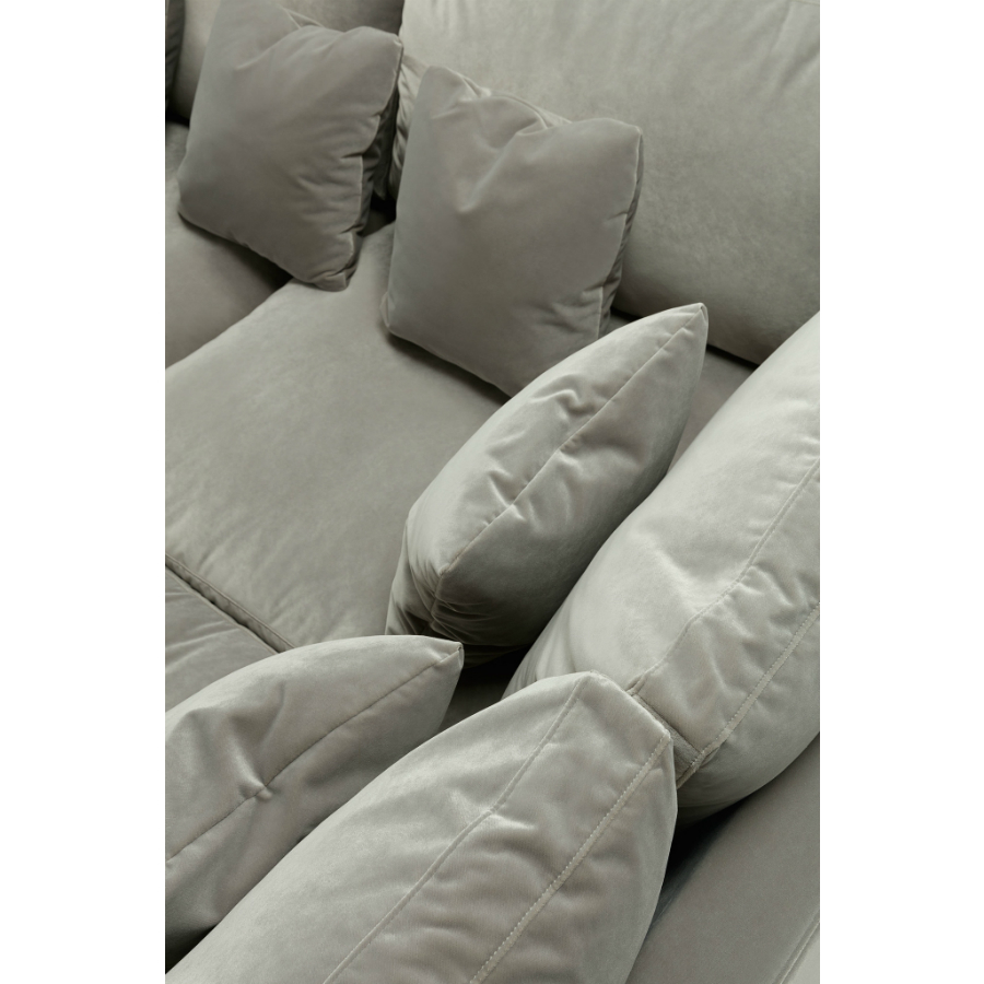 Диван Alaska, трехместный, угловой, светло-серый Sits S1742 - Вид №4