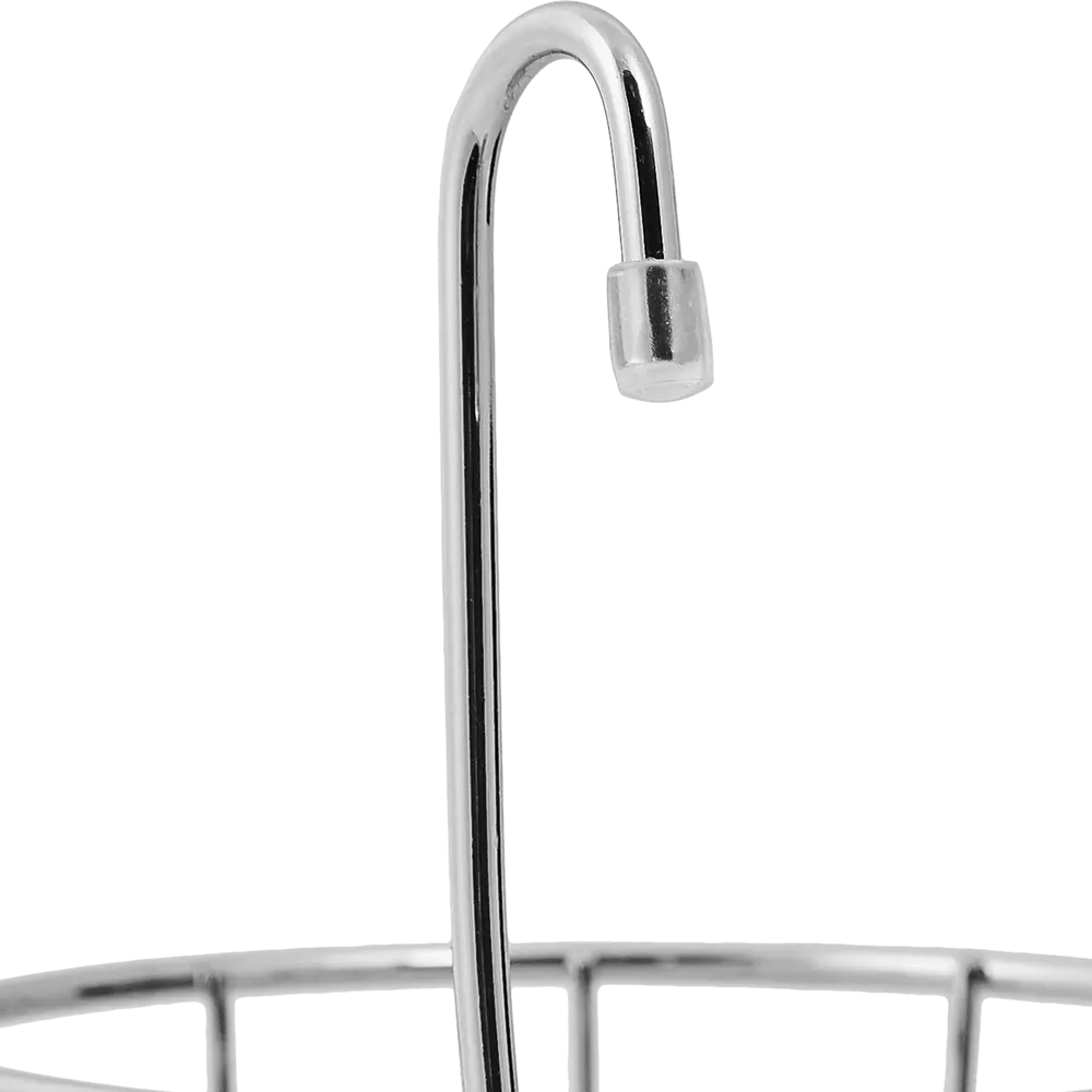 Корзина для рейлинга Аквадекор Stick круглая 14x13x24 см сталь цвет серый 82488060 STLM-2165594 - Вид №1