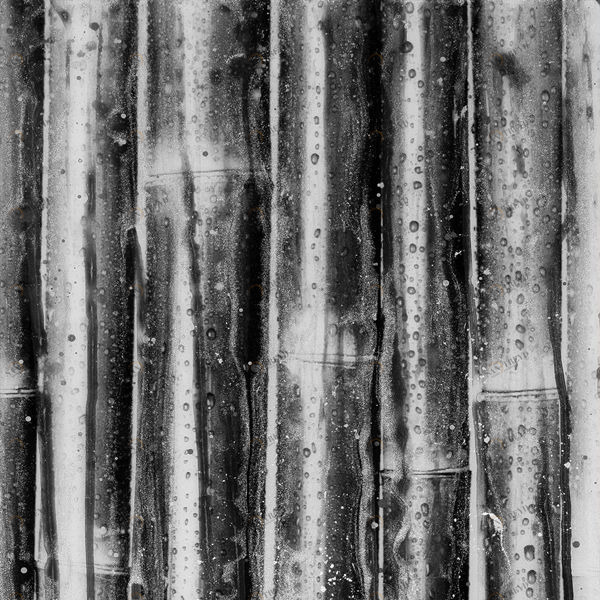 Арт-панель на холсте Alex Turco Organic Bamboo In Silver BAMBOOINSILVER