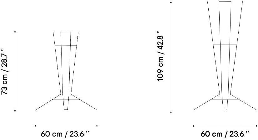 iSimar Высокий садовый горшок из оцинкованной стали Nostrum Isi 7229 / isi 7230 - Вид №2