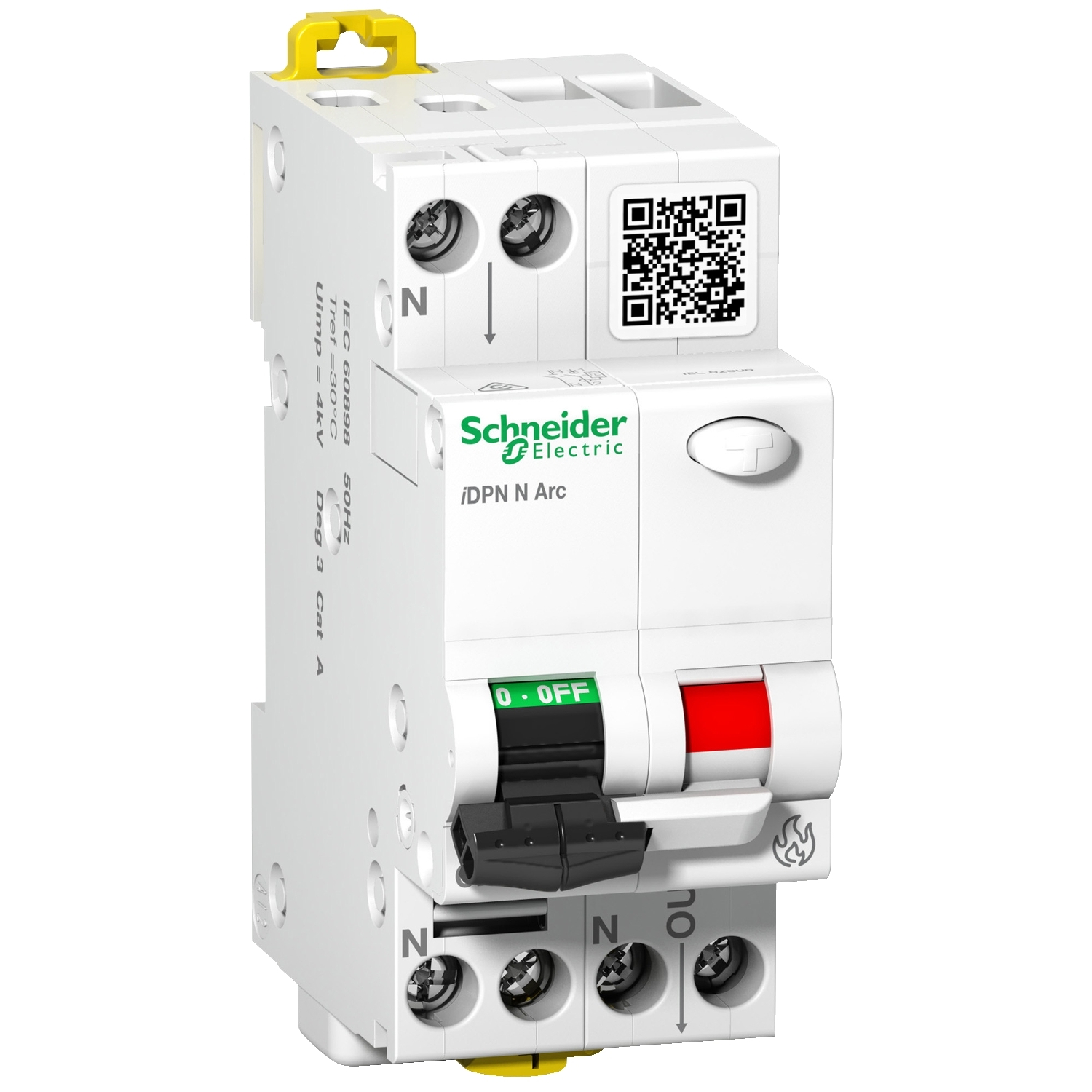 A9FDB616 Устройство защиты от дугового пробоя iDPN N Arc, 1P+N, 16А, кривая С, 6000А Schneider Electric Acti 9 