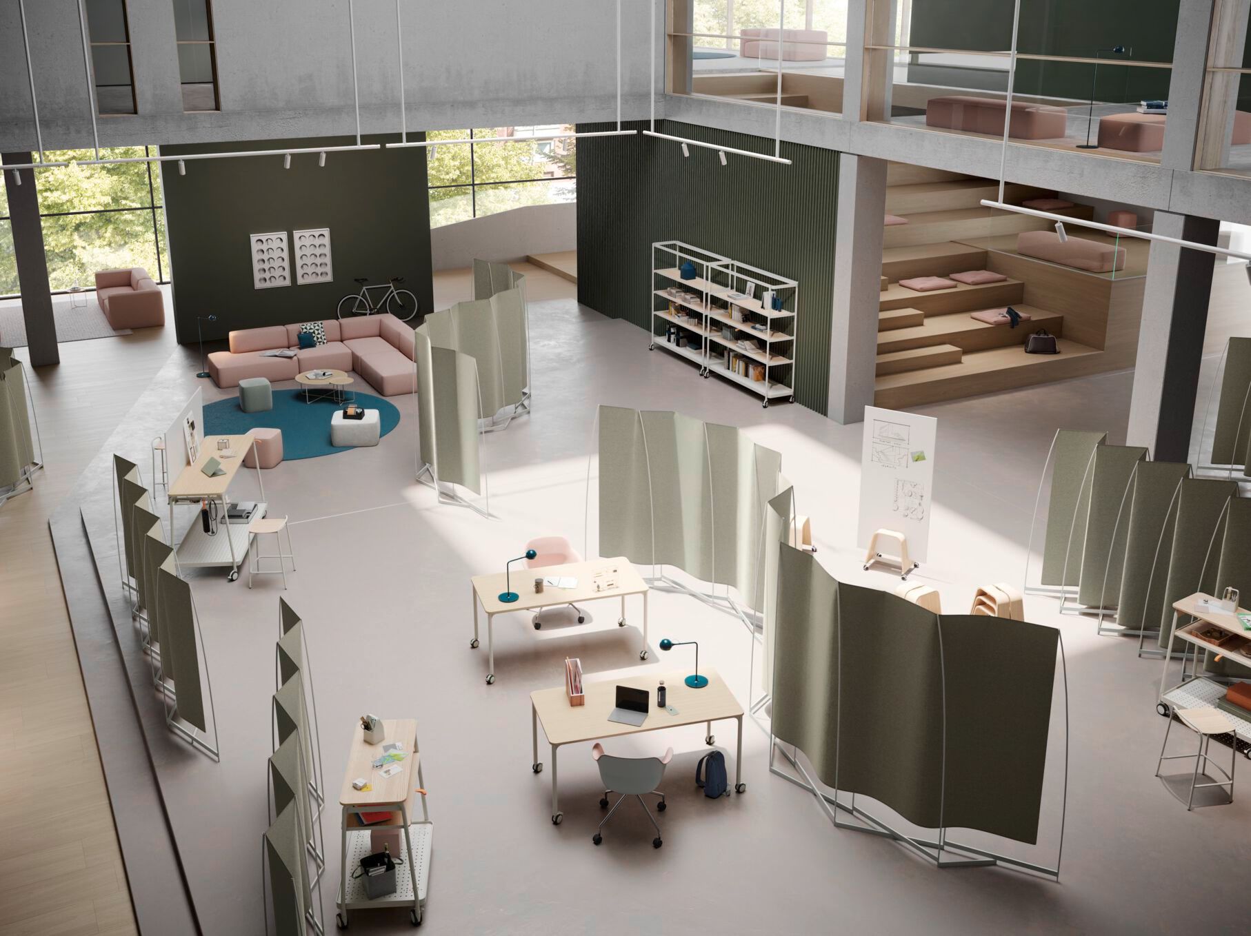 Отдельно стоящая офисная перегородка Brunner foild ARCH-00102689 - Вид №6