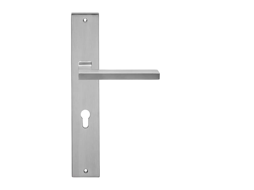 Латунная ручка на пластине LINEA CALI' синтез ARCH-00146092