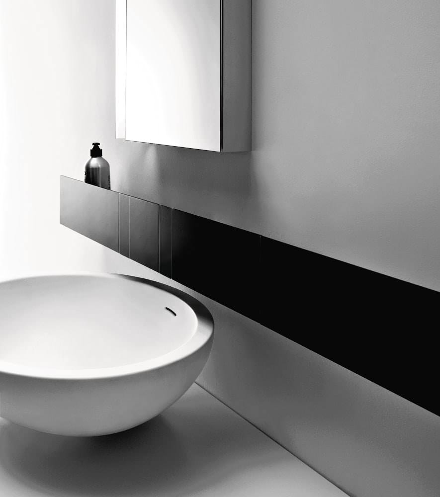 Анодированный алюминиевый настенный смеситель для раковины Agape Sen ARCH-00064468 - Вид №5