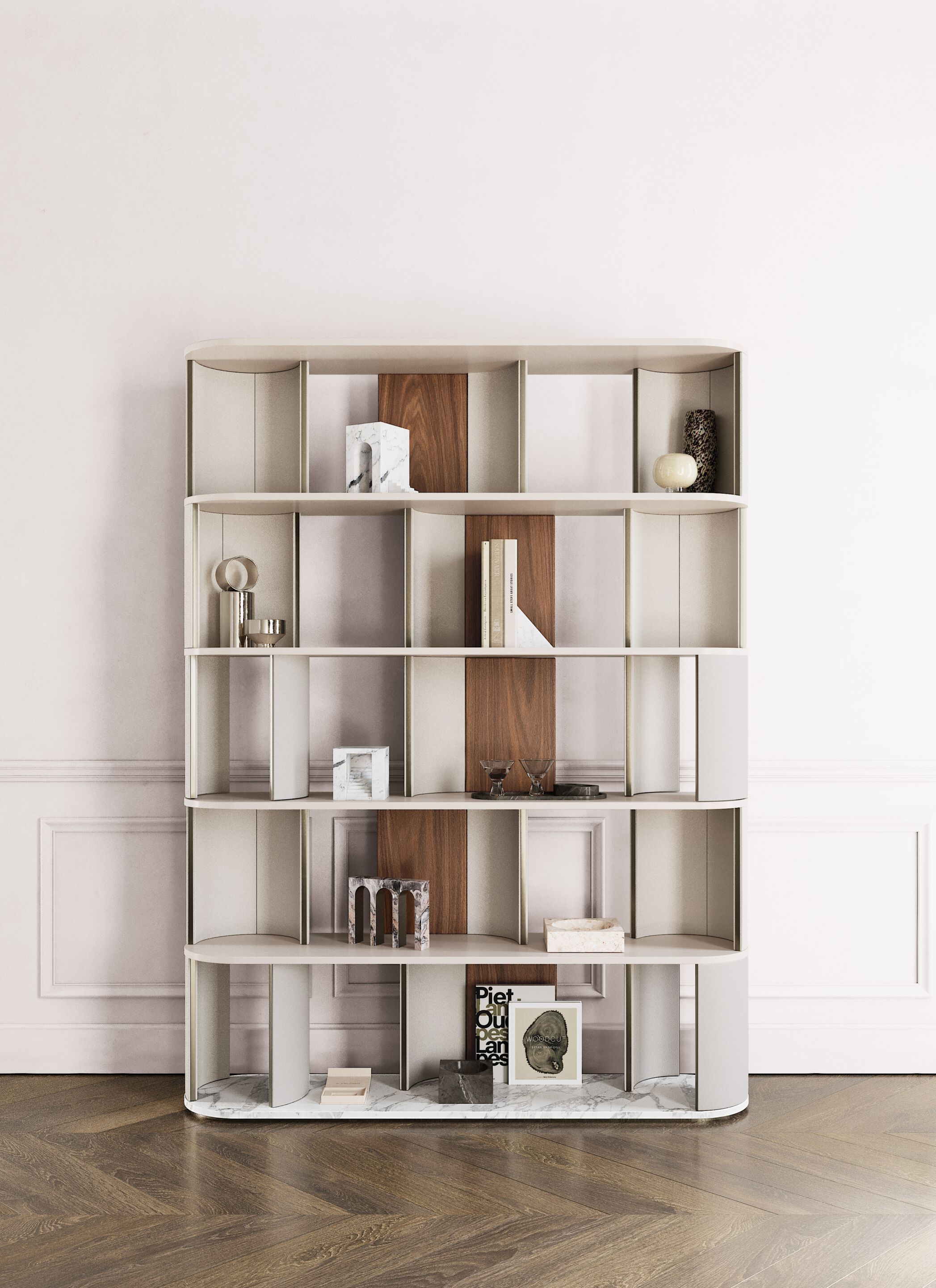 Деревянный настенный книжный шкаф Capital Collection SIPARIO ARCH-00077360 - Вид №3