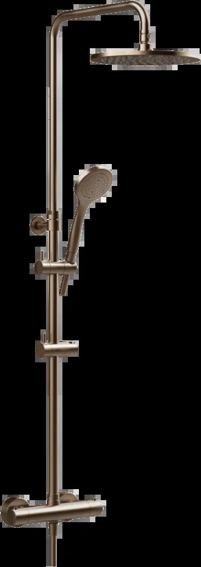Душевая колонка 35175 708 Gessi Minimalistic shower МЕДНЫЙ МАТОВЫЙ PVD