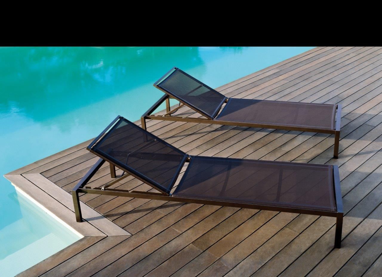 Лежак из алюминия и ткани Bivaq клуб ARCH-00150850 - Вид №1