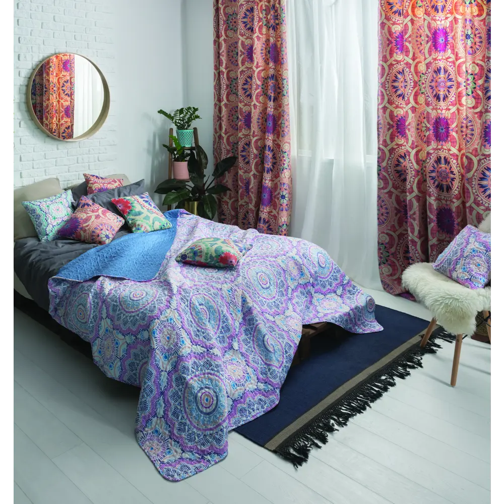 Наволочка декоративная Boho, 40x40 см, цвет розовый 82041960 STLM-2132736 Santreyd - Вид №6