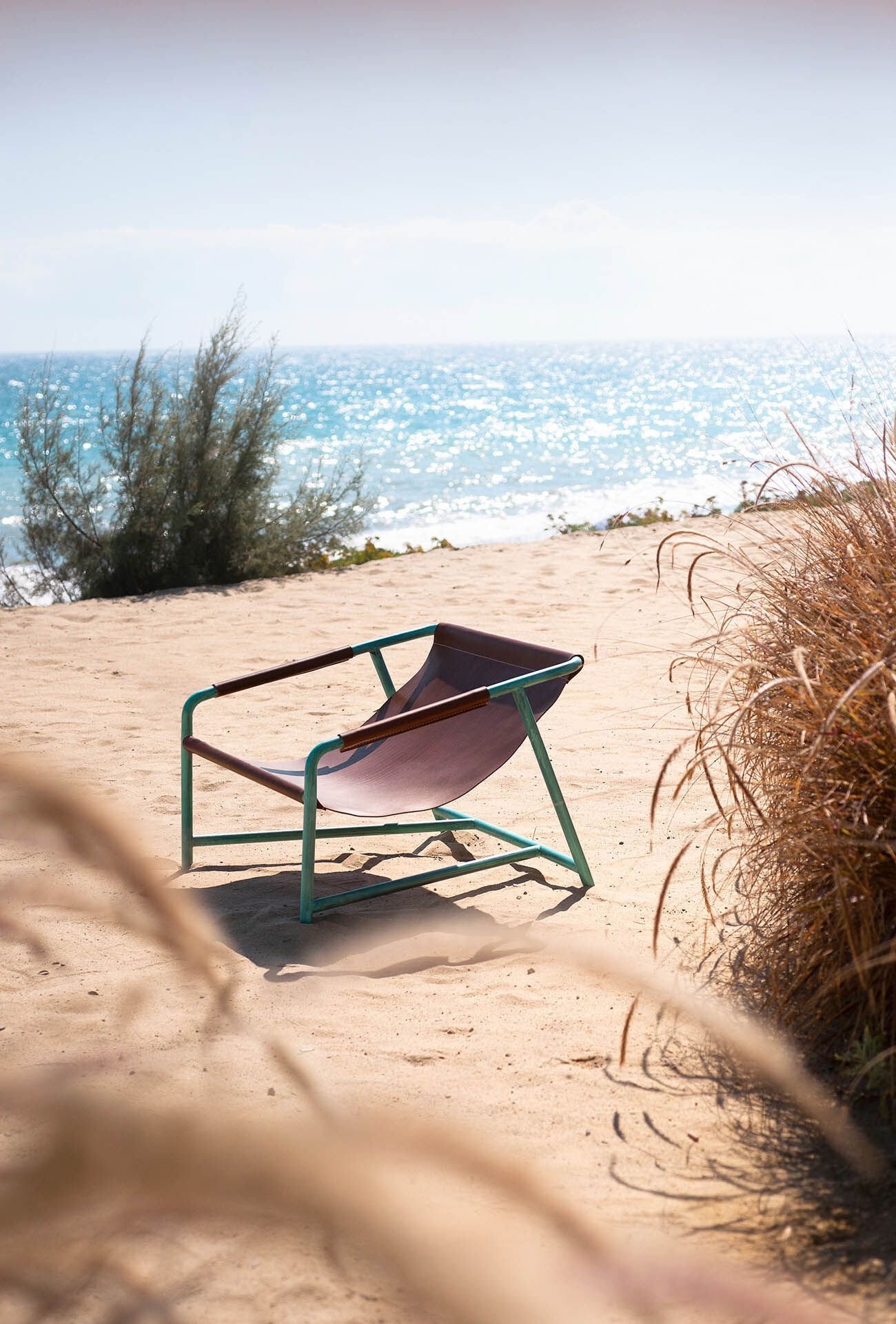 Кожаное садовое кресло Baxter ARCH-00068892