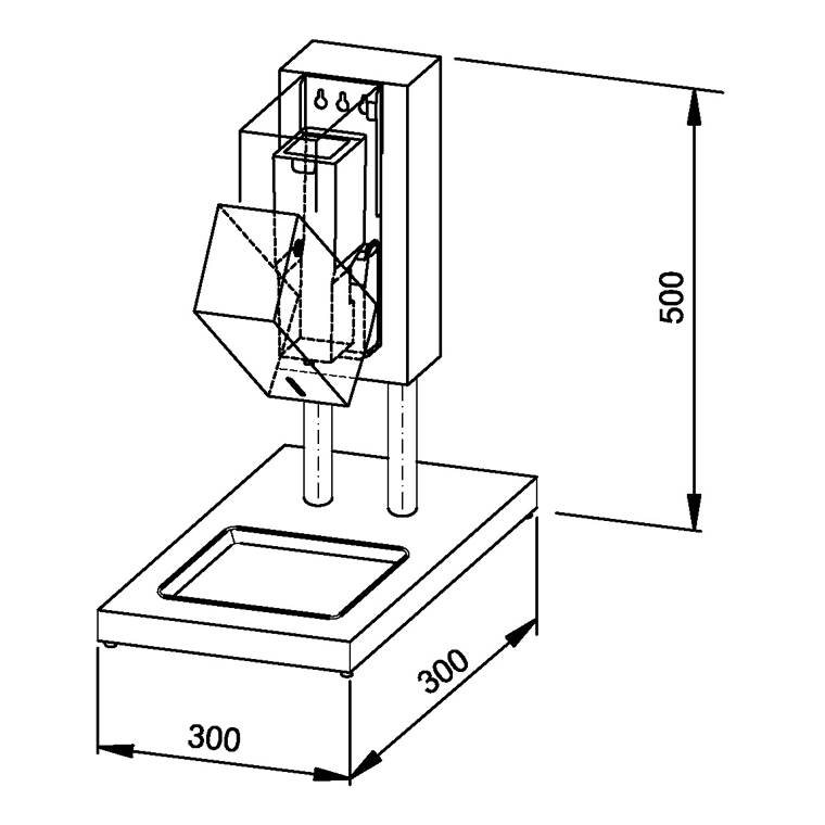 728371 Гигиеническая станция настольная модель WP102e-7T WAGNER_EWAR A-LINE Wagner Ewar  - Вид №1