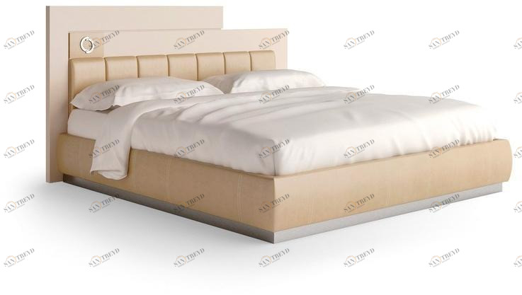 Caroti Деревянная кровать для хранения в современном стиле с обитым изголовьем Concept 25 stylo