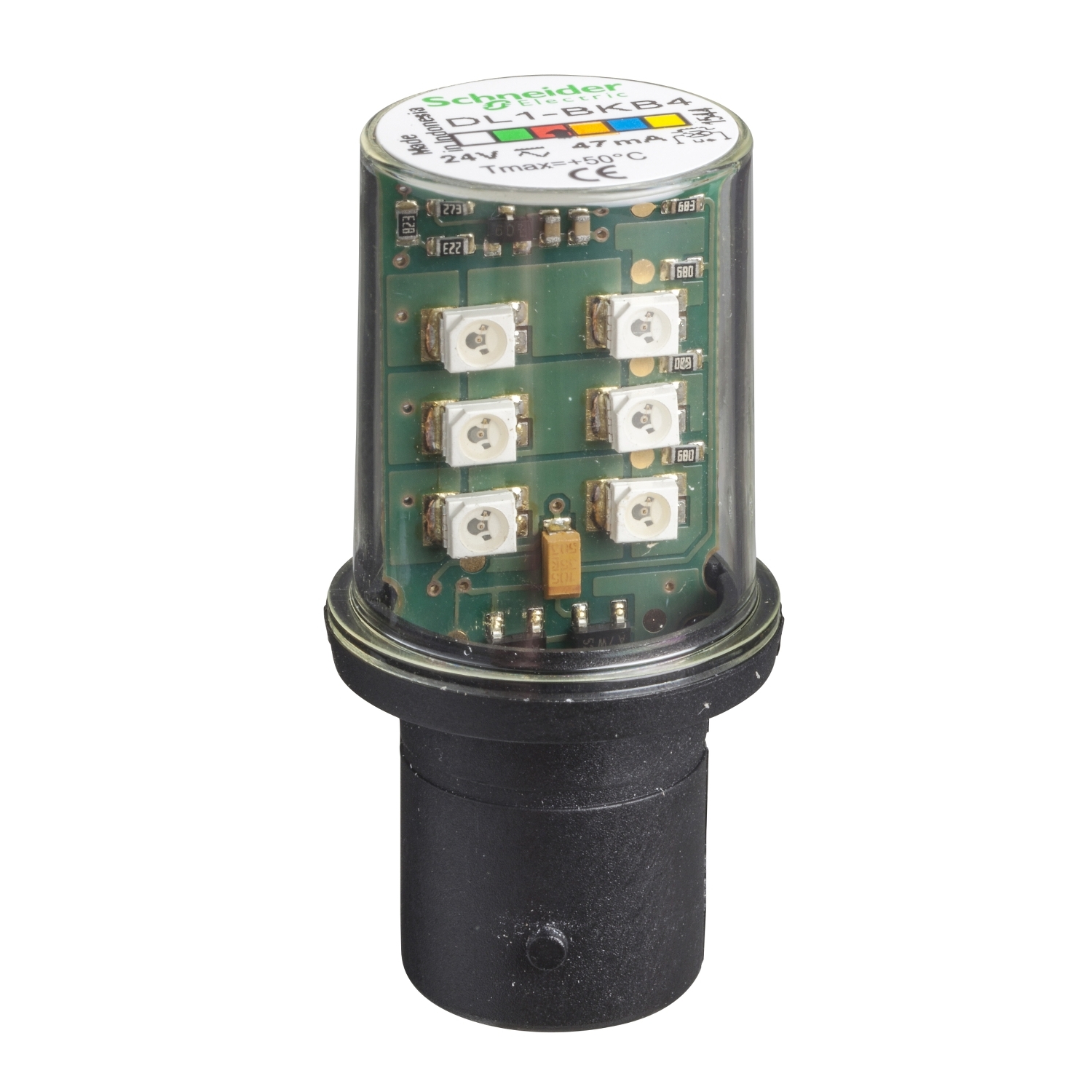 DL1BKB4 Светодиодный кластер Harmony, 24В, Красный Schneider Electric Световые колонны, сирены, маяки 