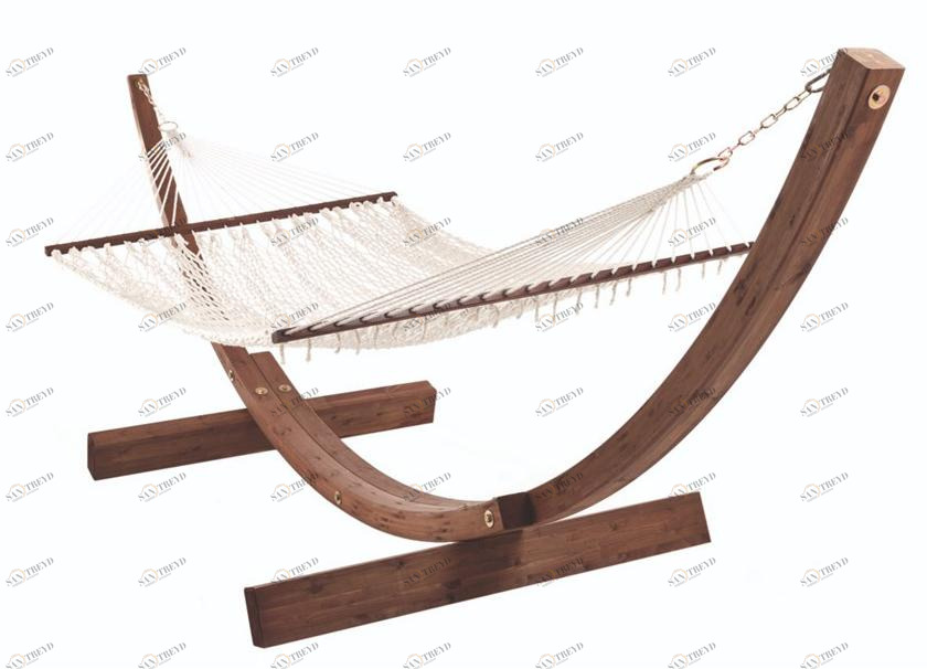 Unopiù Гамак из ламинированного дерева и хлопковой сетки  Amaca 