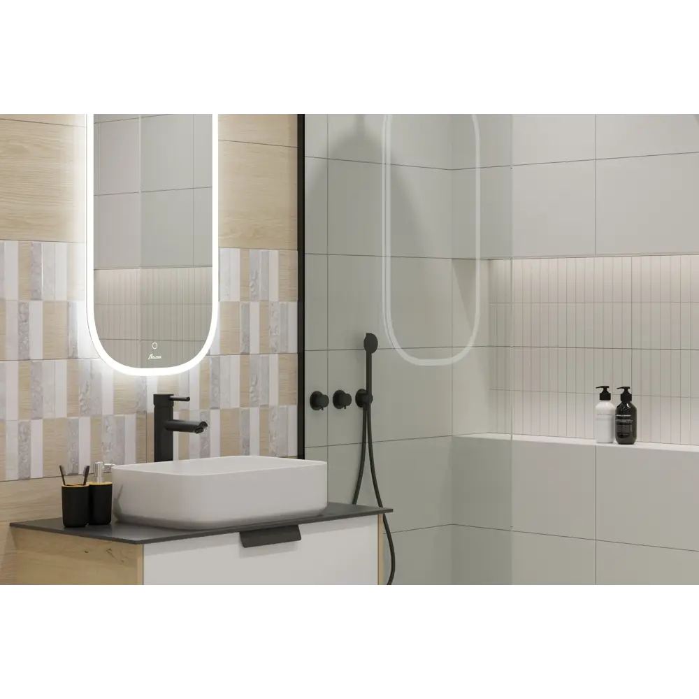 Декор настенный LB Ceramics Спектр 30x60.3 см керамогранит матовый цвет разноцветный STLM-2104275 - Вид №4
