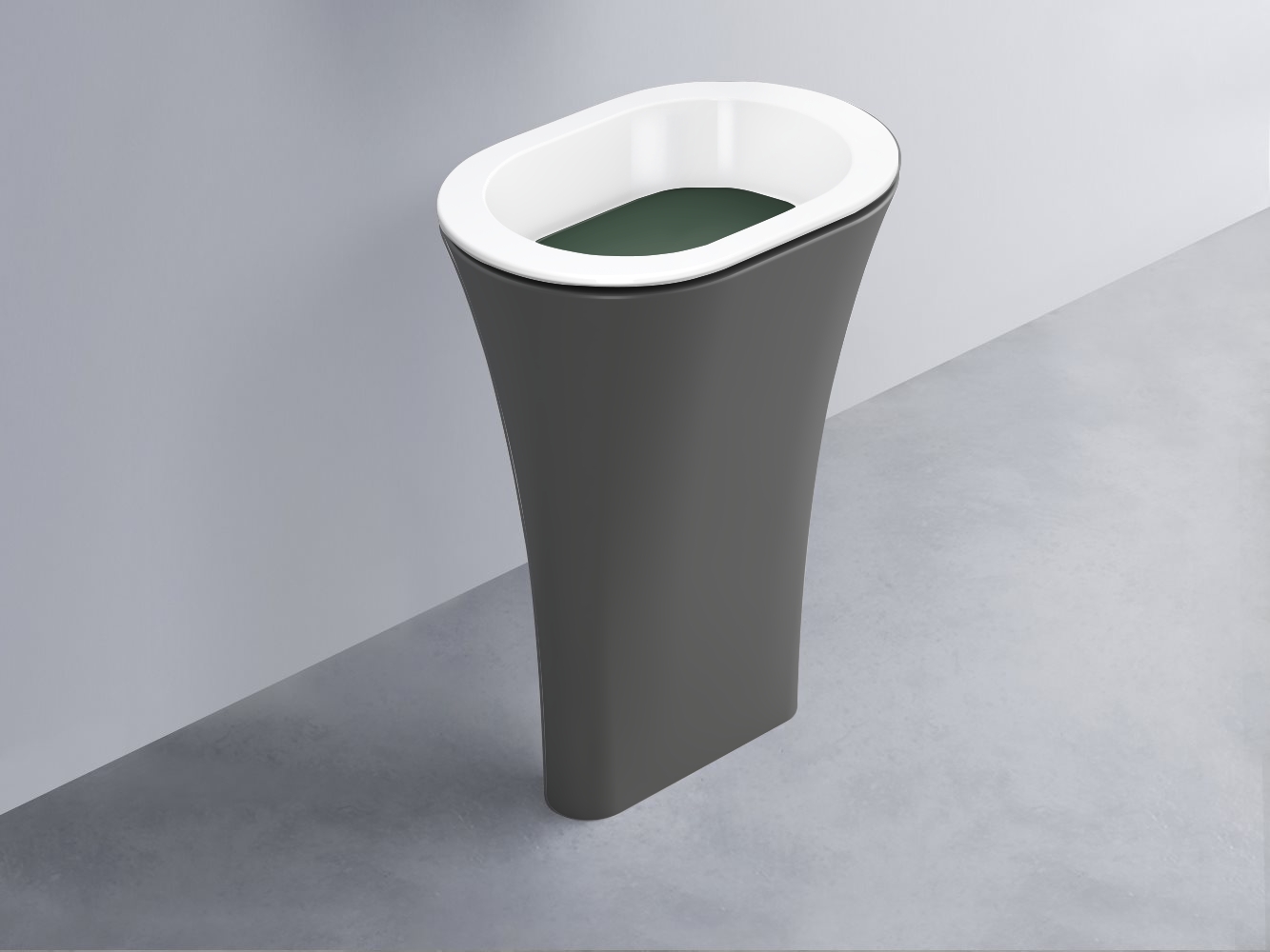 AMLA65-BL+AMPILO-MU+AMCOLO-CM Раковина Amedeo Ovale отдельностоящая cielo Enjoy + Amedeo Ceramica Cielo
