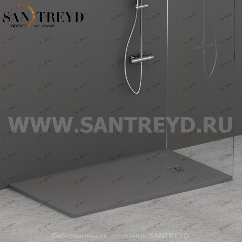 DP14080502 Душевой поддон 140х80 см цвет Агат Globo DOCCIAPIETRA Италия Ceramica Globo