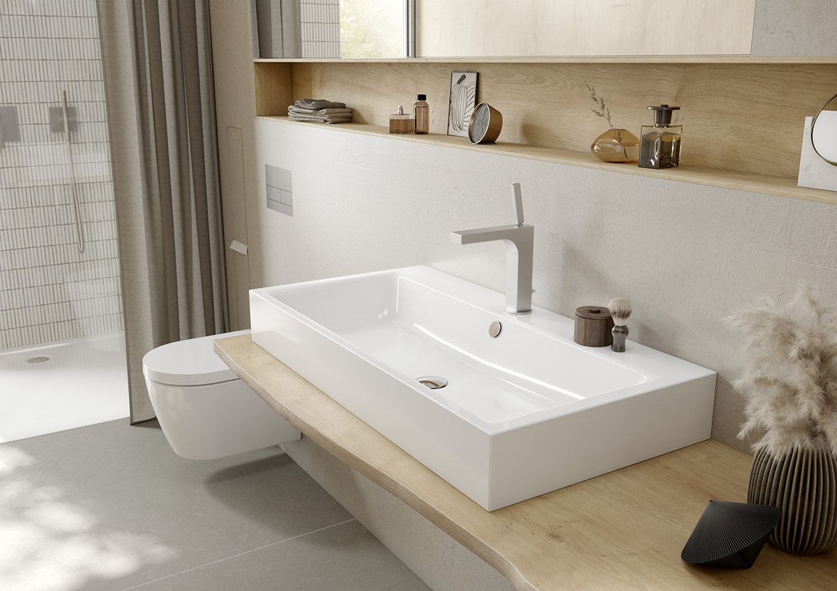 Умывальник KALDEWEI Сталь эмалированная 3157 294 черный матовый 100 31573083294  - Вид №5