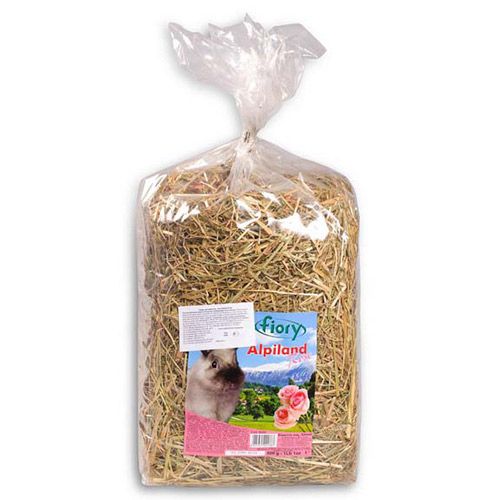 Т0022706 Корм для грызунов Alpiland Rose сено с розой 500г Fiory 