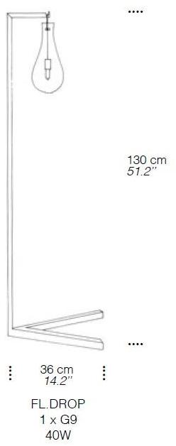 Veronese Торшер из муранского стекла Drop sun-id-1451435 - Вид №1