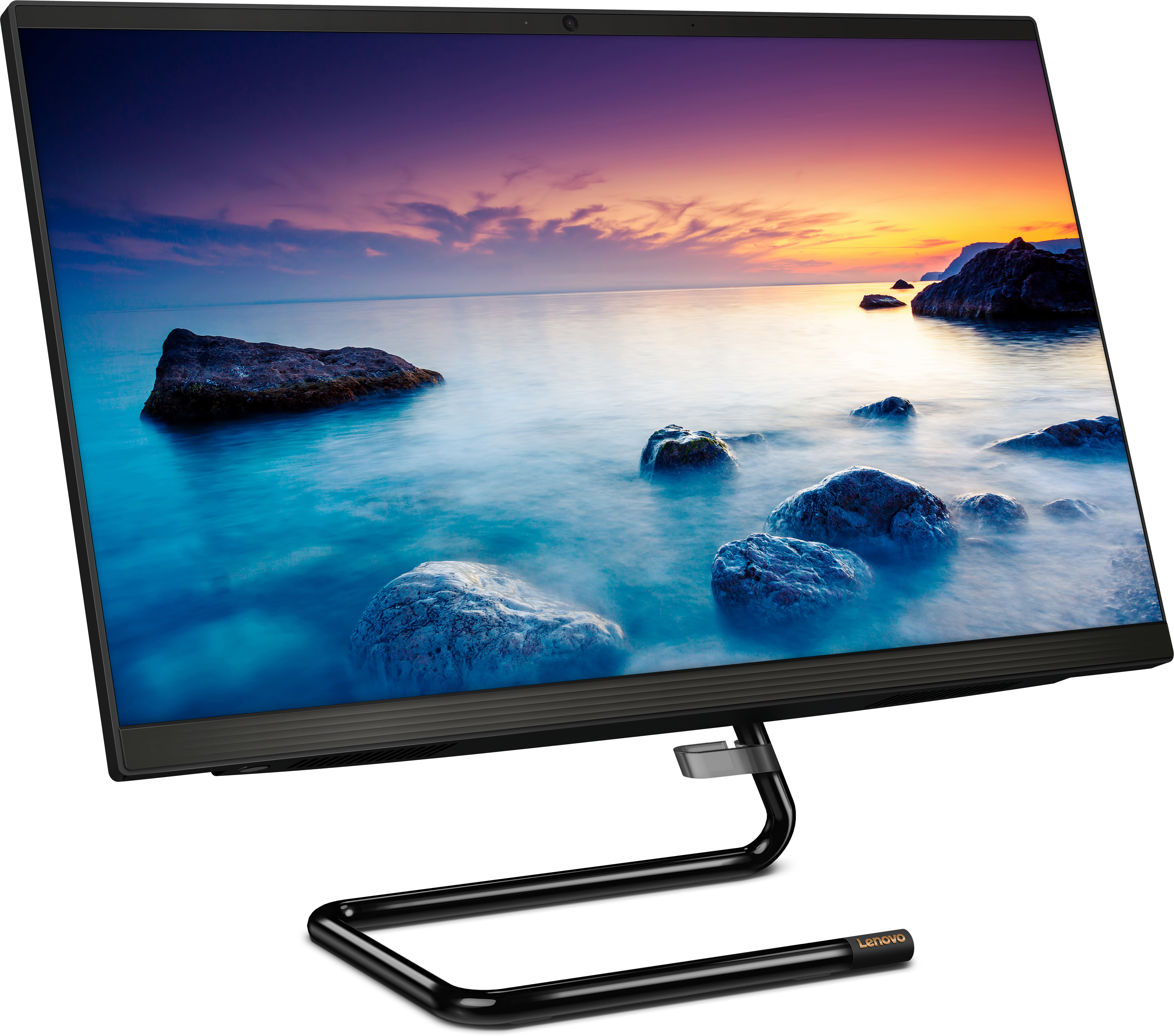 F0E7003TRK ideacentre aio a340-24igm 23.8"(1920x1080 ips)/intel pentium silver j5040(2ghz)/8192mb/512ssdgb/dvdrw/int:intel uhd graphics 605/bt/wifi/war 1y/5.87kg/black/dos + клавиатура, мышь usb Lenovo Santreyd  - Вид №5