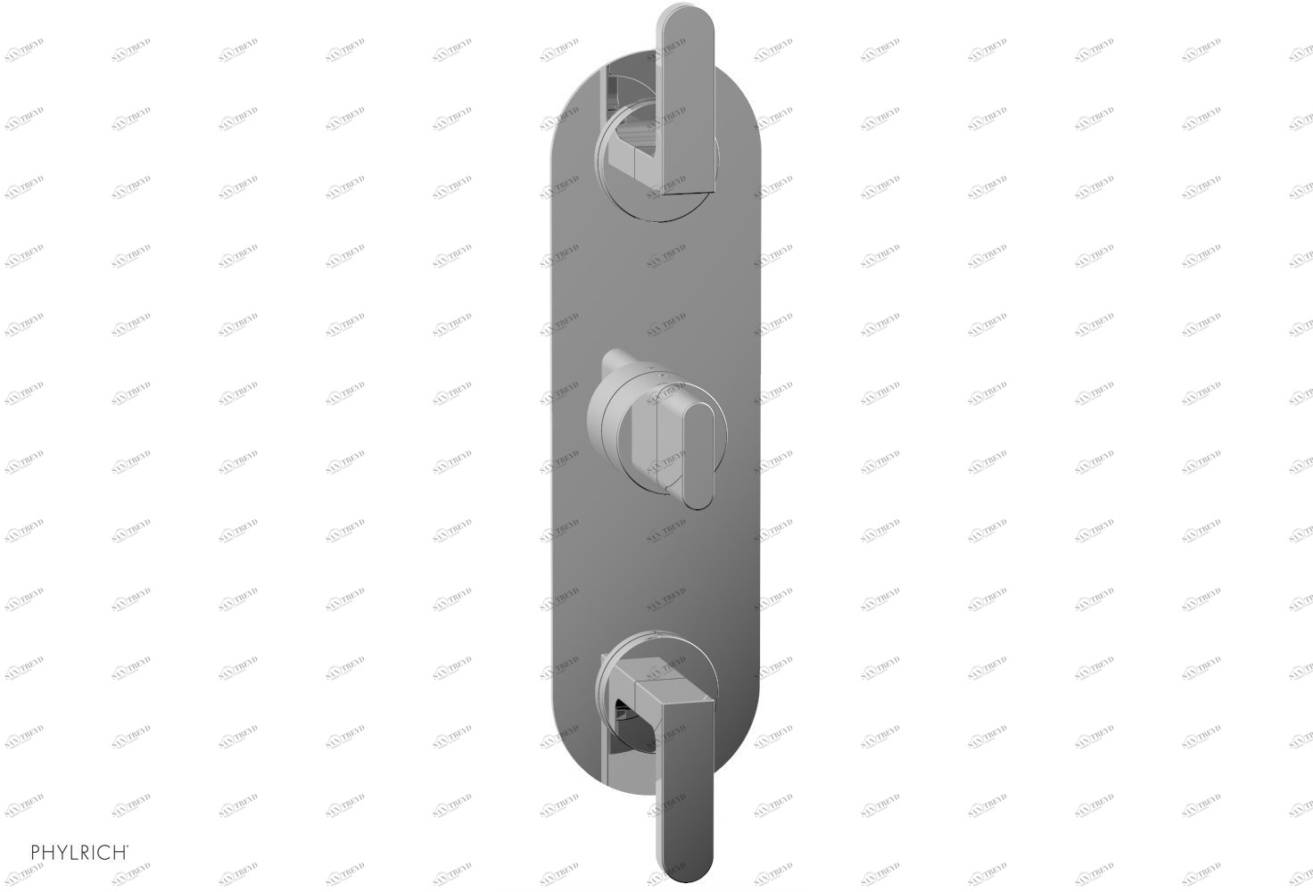 Регулятор напора ROND Phylrich  4-578-026 Хромированный 