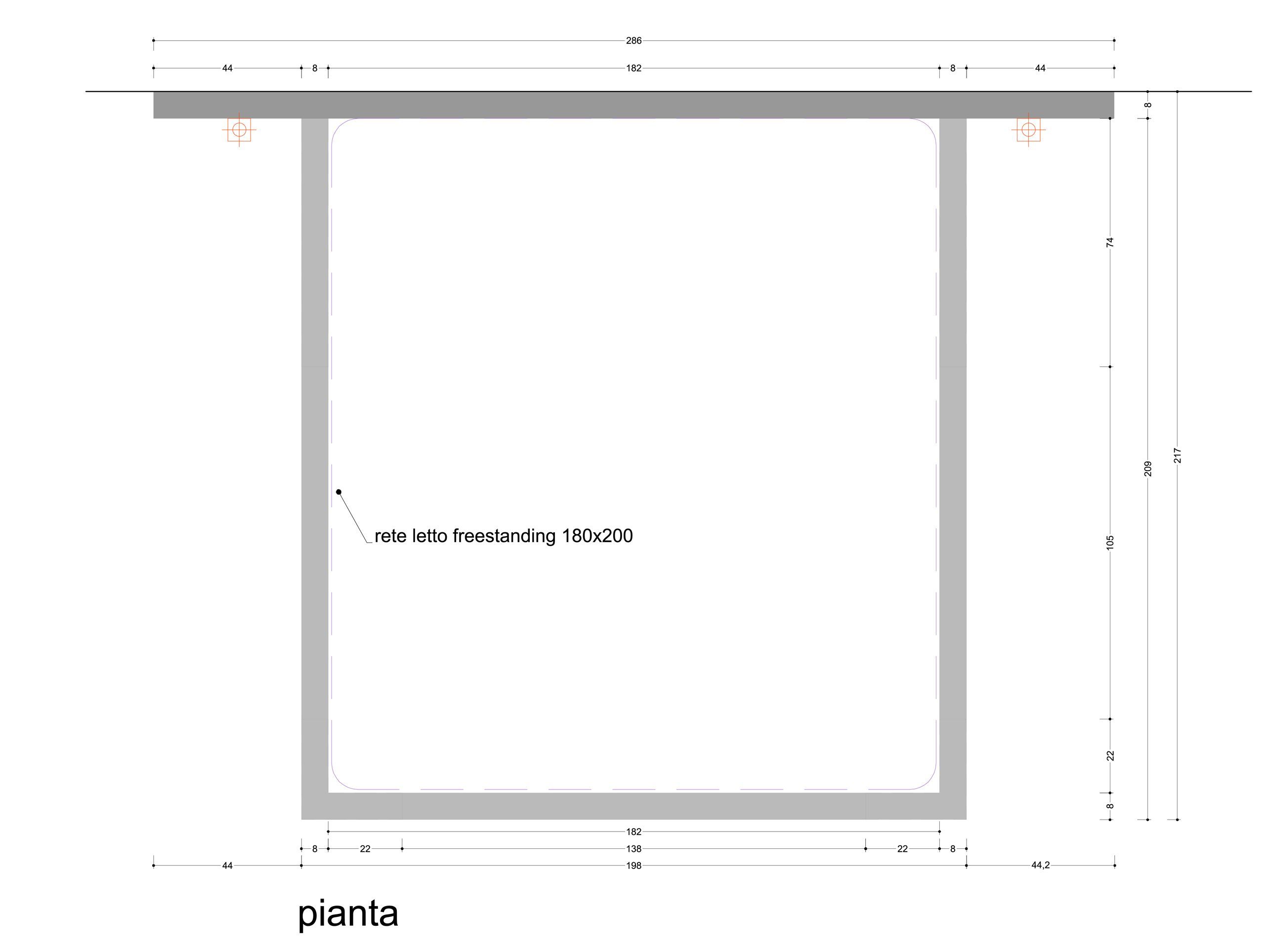 Деревянная двуспальная кровать с высоким изголовьем Disegno di Legno только ARCH-00130505 - Вид №8