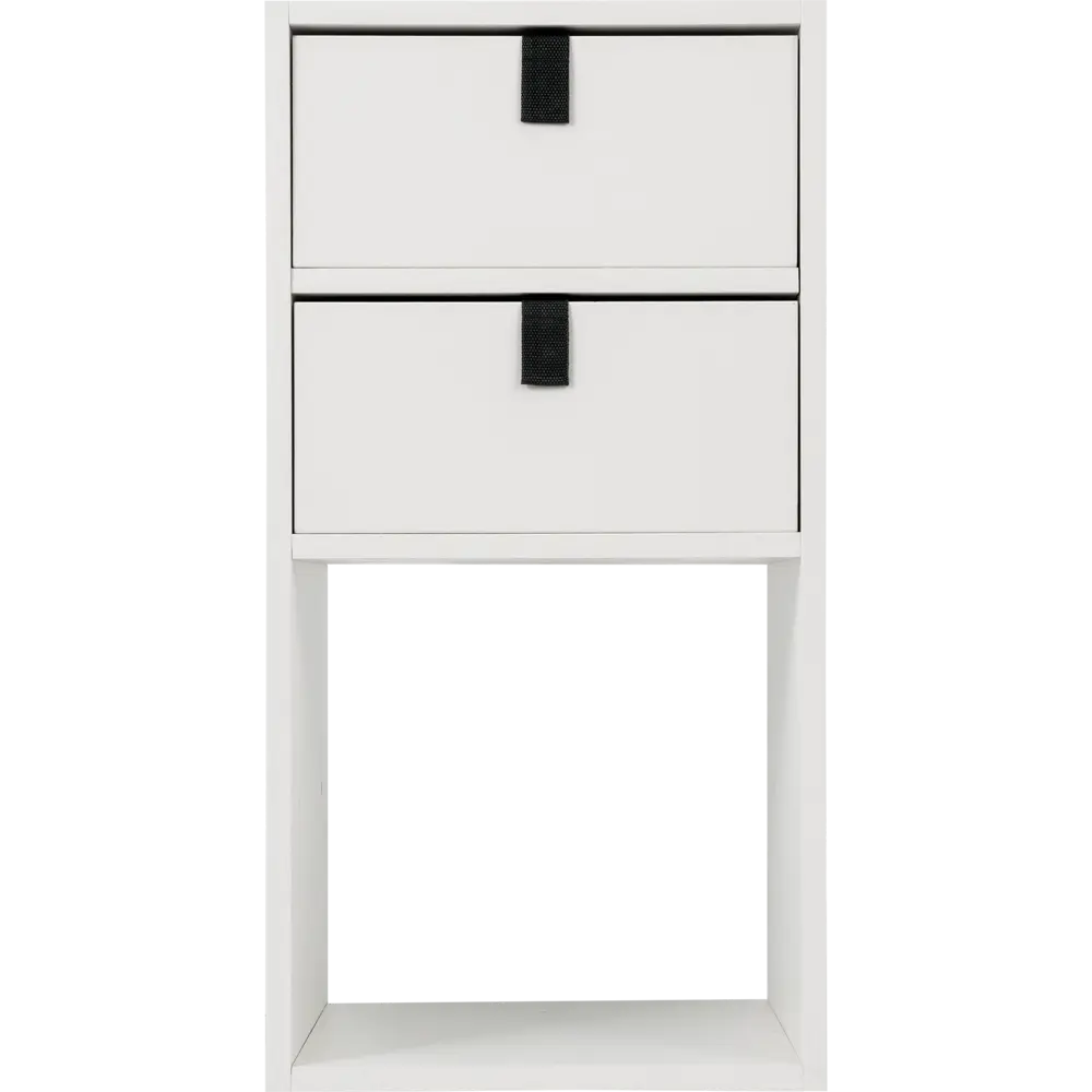 Стеллаж Spaceo KUB 2 секции 36x70.5x31.7 см ЛДСП цвет белый 82731911 STLM-2008853  - Вид №9