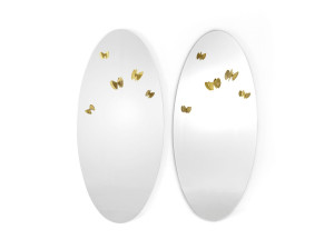 Овальное настенное зеркало