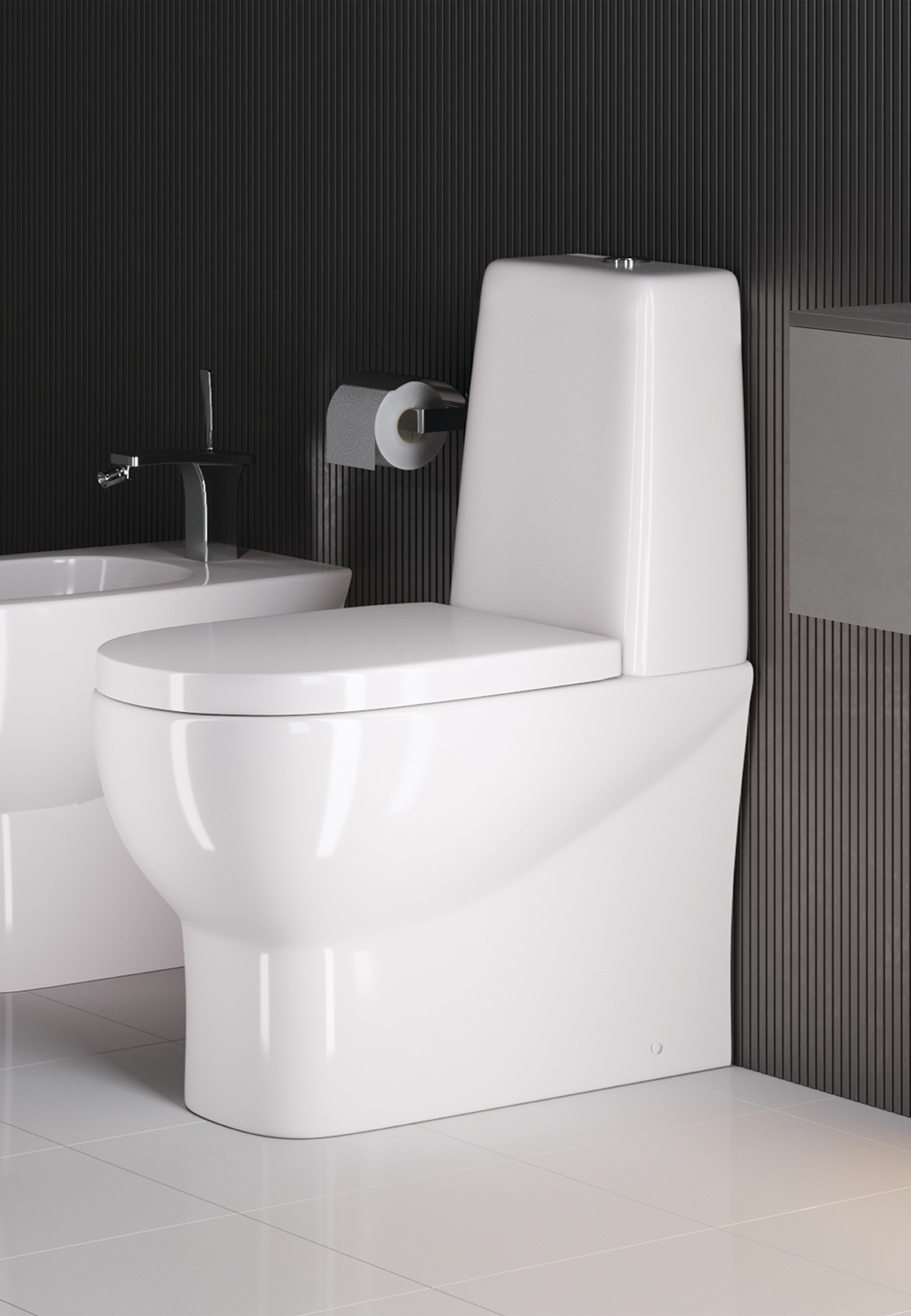 INFSLCC01040822 Унитаз-компакт Mono SANITA LUXE Infinity