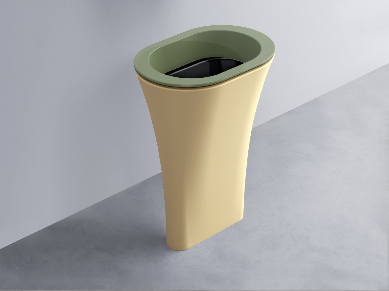 AMLA65-AG+AMPILO-N+AMCOLO-CN Раковина Amedeo Ovale отдельностоящая cielo Enjoy + Amedeo Ceramica Cielo